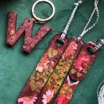 Customised Resin BookMark with Keychain